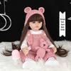 55cm Reborn Babydukke: Utkledningsjente Bursdagsgave Leke
