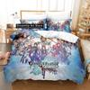 3D Print Granblue Fantasy Bedding Set Single Twin Full Queen King Size Bed Set Aldult Kid Bedroom Duvetcover Sets 3D Print Anime