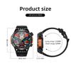 Multifunctional Smartwatch, Bluetooth Call, Flashlight, Waterproof, 1.46-inch Screen, Compass, Sports Fitness Tracker