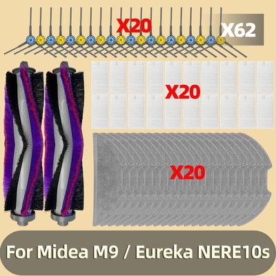 Fit For Midea M9 / Eureka NERE10s Vacuum Spare Parts Main Roller Side Brush Mop Cloths HEPA Filter Replacements Accessories