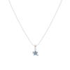 Blue Zircon Star Necklaces For Women Girl Korean Fashion Clavicle Chain New Year Jewelry Gift Party Birthday