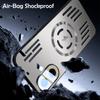 Hard Metal Heat Dissipation Magnetic Wireless Charging Cover For iPhone 16 15 Pro Max Plus 16E 16Pro Cool Protective Back Case