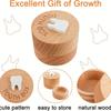 3D Original Wood Carved Tooth Keepsake Box | Cute Tooth Storage Box, Minimalist Design, Made of Natural Beech Material