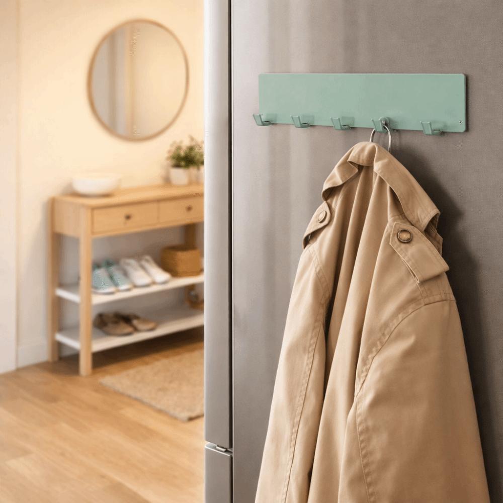 No Punch Refrigerator Magnetic Hook Wall Mounted Side Storage Rack Side Row Hook  Refrigerator Side