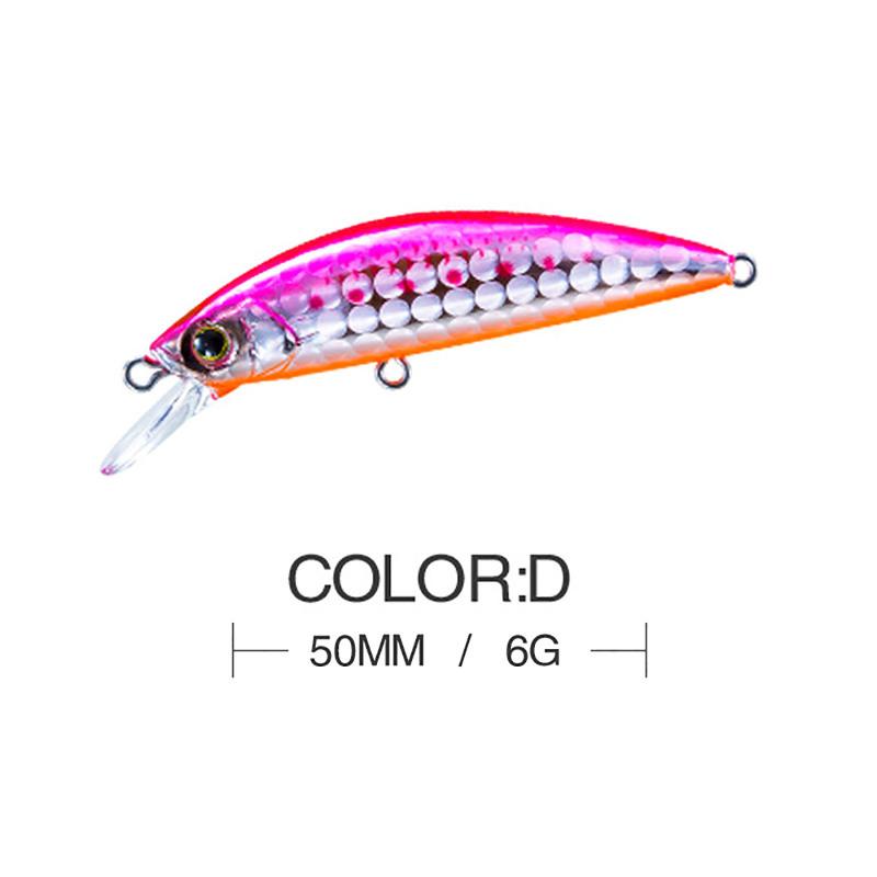 50mm/6g Leuchtender Fischköder Lebendige 3D-Augen Harter Köder Mit Drillingen Angelzubehör Zubehör