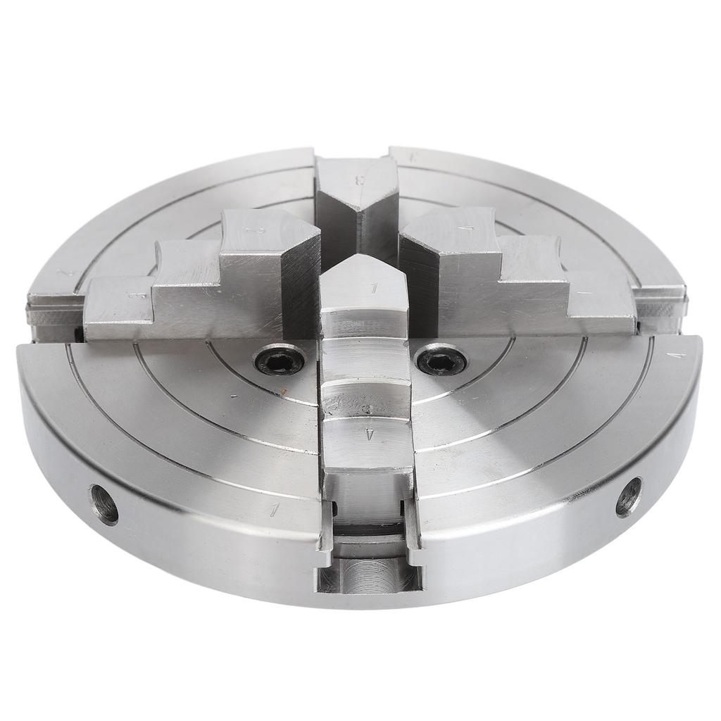 Drehbankfutter 6 Zoll 4 Backen 1Zollx8TPI legierter Stahl selbstzentrierendes Spannfutter Zubehörset
