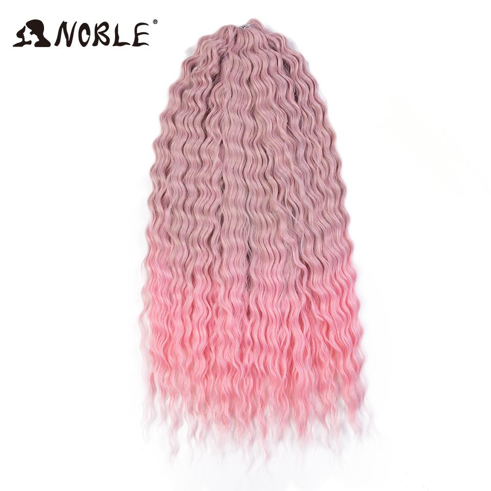 Edles Häkelhaar Locken Haar Wasserwelle 24 Zoll 300g Ombre Blond Twist Häkelhaar Zopf Haar Deep Wave Flecht Haarverlängerung