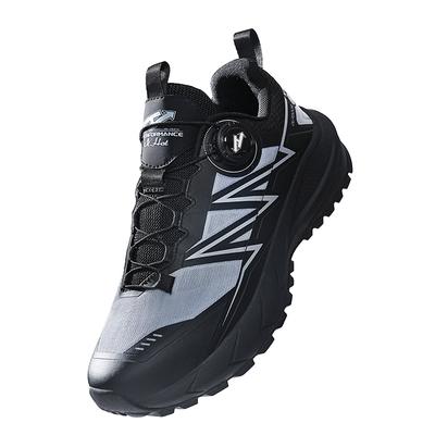 High Quality Leather Hiking Shoes Durable Outdoor Sport Men Trekking Leather Shoes Lace-Up Climbing Hunting Sneakers