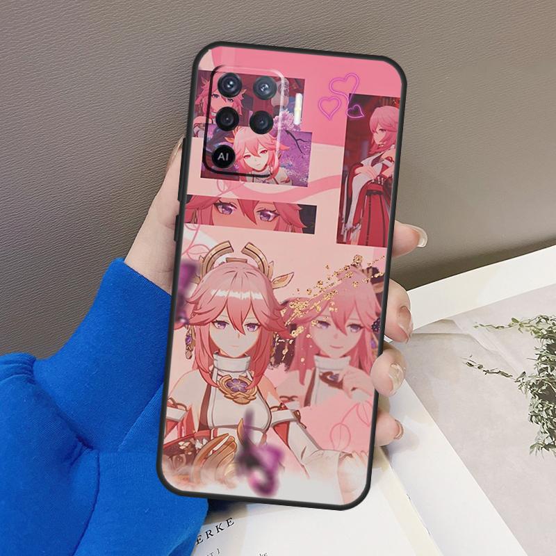 

Genshin Impact Yae Miko Case For Oppo A5 Pro A15 A17 A57 A77 A18 A38 A58 A78 A98 A94 A74 A54 A16 A76 A96 A40 A60 A80 OPPO A18 4G
