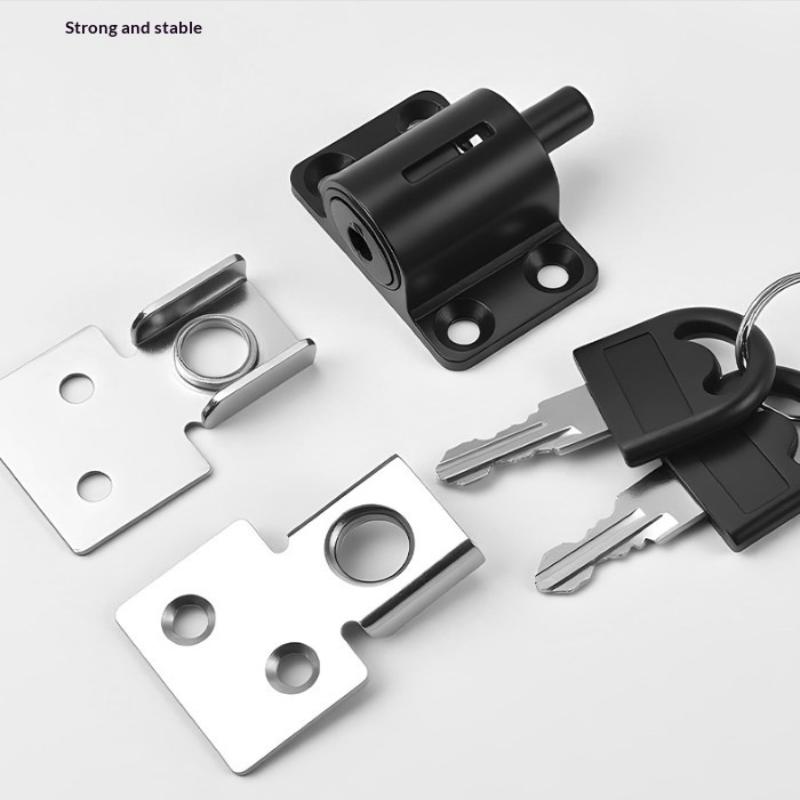 1Set Sliding Door Window Locks With 2 Keys Baby Child Safety Protection Anti Theft Door Window Security Lock Catches Set