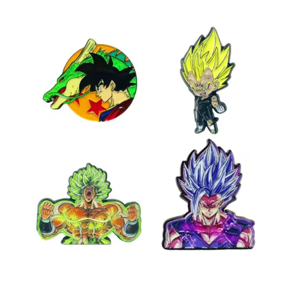 Anime Series Lapel Pins for Backpacks Anime Brooches for Women Enamel Pin Fashion Jewelry Accessories Friends Gift Cloth Denim