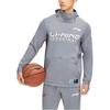 Li Ning CBA Series Training Long Sleeve Hoodie Men Hoodies Rock-Gray AWDRB63-1