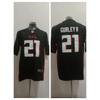 Mens NFL Atlanta Falcons Short Sleeve Baseball Tee Embroidered Team Jersey Sportswear Cotton Fan Apparel