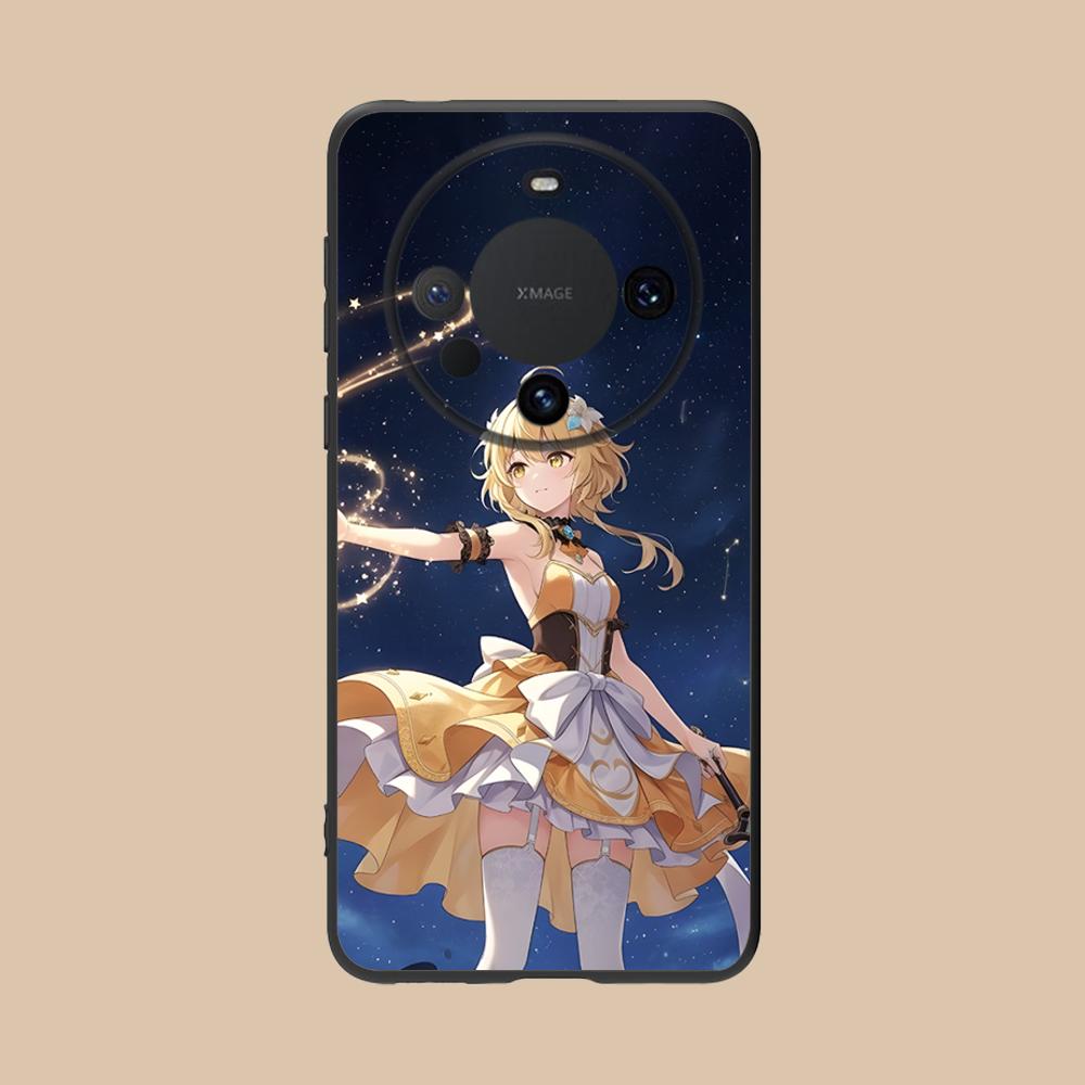 Game GI Lumine Matte TPU Mobile Phone Case for Huawei Mate 60 50 40 30 20 10 Pro Plus Lite E 5G Colorful Printing Cover