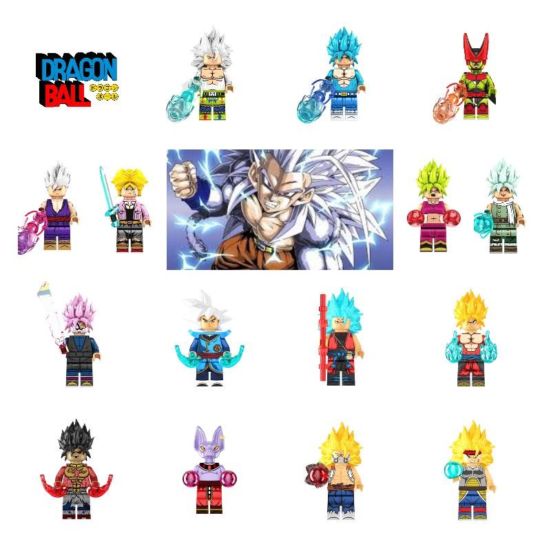 Kf6181a/kf6182a Dragon Ball Son Goku Vegeta Building Blocks Kids Toy Set