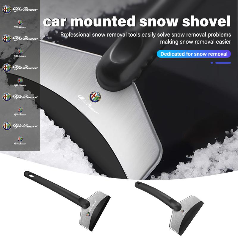 Snow Removal Scraper Auto Parts Car Shovel Ice Cleaning Tool For Alfa Romeo 159 Giulietta 156 147 Giulia Mito GT Stelvio Spider