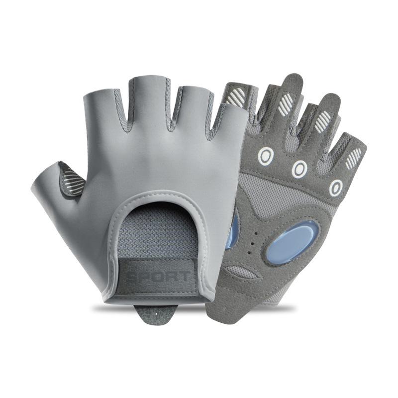 Ademende Mesh Halve Vinger Fitnesshandschoenen voor Mannen & Vrouwen - Antislip, Anti-Eelt, Ideaal voor Gym, Yoga, Fietsen en Sport