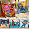 Cartoon PPocoyo Pillow Case Fashion Square Pillowcase Bedroom Sofa Room Ins Decoration Leisure