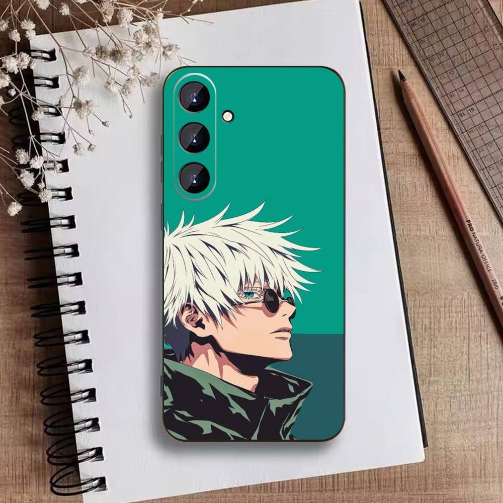 Coque de téléphone Jujut-su I-Ichiji S-Kaisen Pour Samsung Galaxy A73,21,22,32,71,53,52,51,80,5G Housse Noire Souple