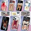 Human Tooth Anatomy Case For OnePlus 13T 10T 8T 10 Pro 15 13 12 11 15R 13R 12R Nord CE 5 2 3 4 Lite N20 N30 Coque