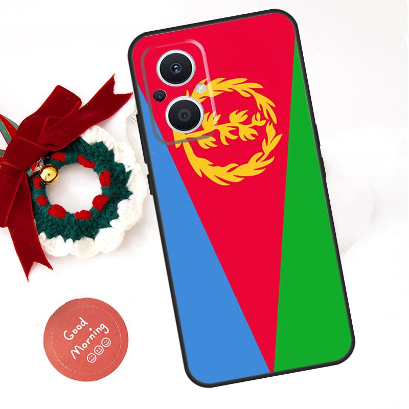 Eritrea Flag Funda For OPPO Reno 10 11 12 13 14 Pro 11F 12F 13F 14F 7 8 Lite OPPO Find X8 X6 X9 Pro Case