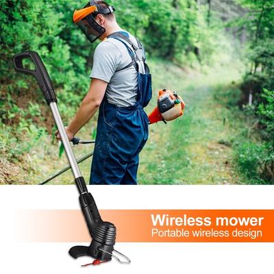 Πολυλειτουργικό Επαναφορτιζόμενο Ηλεκτρικό Χορτοκοπτικό Ασύρματα Οικιακά Εργαλεία Κήπου Κόφτης Χορδής Κλαδευτικό Μηχανή Γκαζόν για Χόρτο
