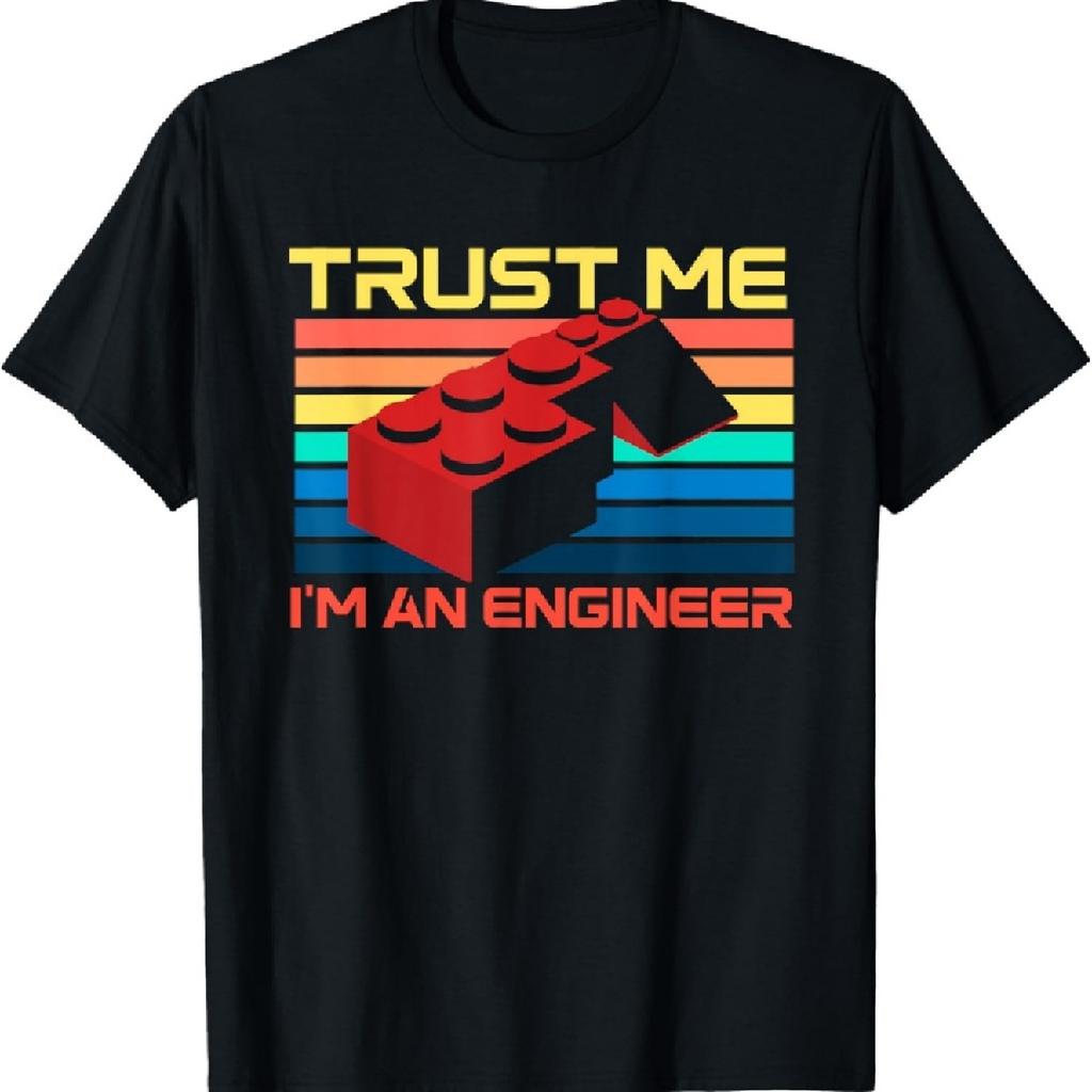 Engineer Master Builder Building Blocks Bricks Bricklayer T-Shirt