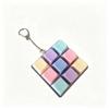 Cute Pastel Keyboard Fidget Keychain Clickable Buttons Fun Stress Relief Toy Ideal Holiday Gift for Kids Adults Office Staff