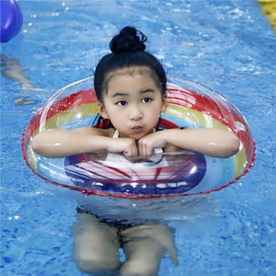 Outdoor Improved Swimming Movement Transparent Rainbow Color Adult Children Inflatable Buoyancy Swi