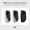 Carbon Fiber Car Key Fob Case For Bmw New 5 7 Series T-Carbon Car Key Cover Auto Interior Accessories
