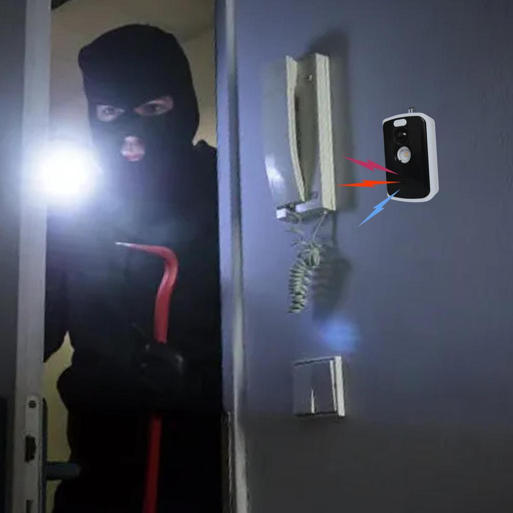 Camping Perimeter Alarm 3 Modes Motion Activated Alarm Perimeter Defense Device Portable Camping Security Tools Early Warning