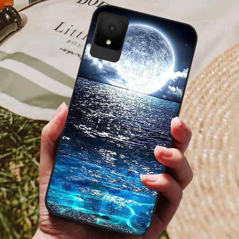 For TCL 502 Case Shockproof Soft Silicone TPU Bumper for TCL 502 Global Cover Cat Luxury  TCL502 Cute Cartoon Shell