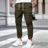 Men's Pants Multi-Pockets Joggers Men Sweatpants 2026 New Casual Solid Cargo Pants Men Oversize Streetwear Pants Men Trousers
