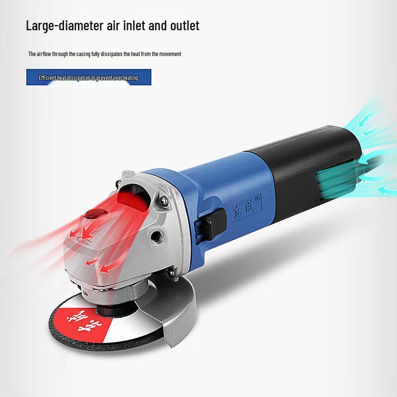 Dongcheng Angle Grinder S1M-FF10-100 CN plug (adapter included)