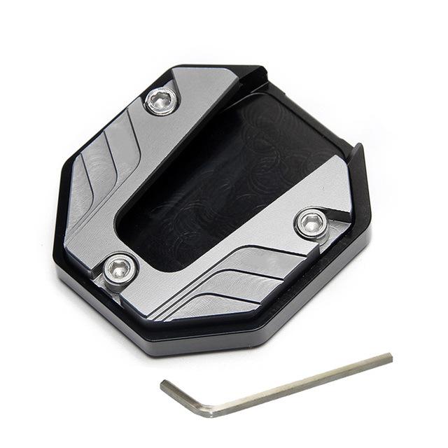 Motorcycle General Anti-slip Side Support Base Accessories Side Stand Extension Foot Pad Support Plate Motorbike Accessories