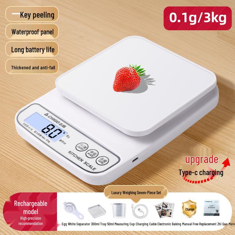 Chigo High-Precision Kitchen Scale for Baking and Food Measuring