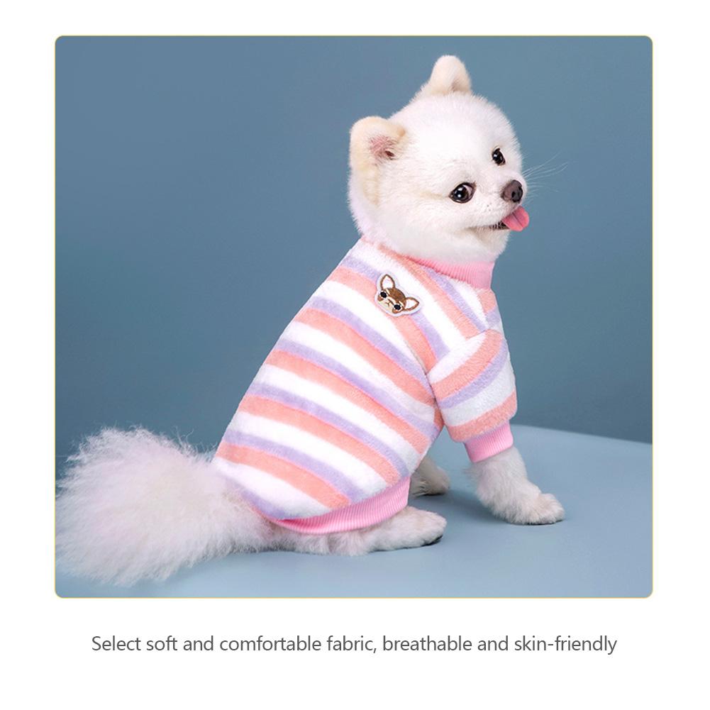 Regenbogen-Hundekleidung, warme Haustierweste, Hemd, Fleece, Haustier-Hundekleidung für Hunde, Kleidung für Haustiere, Hunde, Katzen, T-Shirt, Outfit, Bekleidung, Mäntel