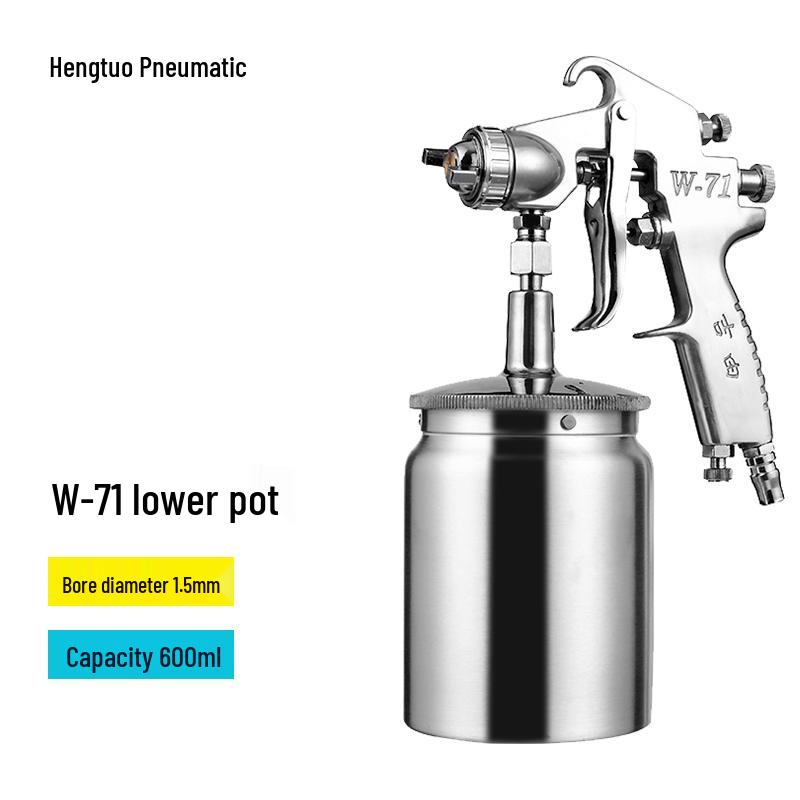 Jiyou W77 Pneumatic Paint Spray Gun for Automotive, Furniture, Machinery, and More