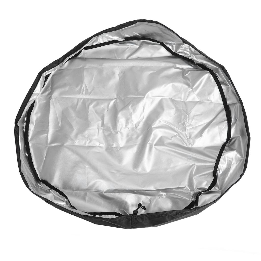 55 Gallon Drum Cover 420 Oxford Cloth Dust Resistant Easy To Clean Barrel Cover for All Seasons