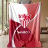 Sevilla FC Soft Flannel Fleece Blanket Lightweight Cozy Warm Throw Blanket For Sofa Bed Home Decor
