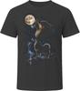 Swedish Lapphund Dog Howling At the Moon T Shirt