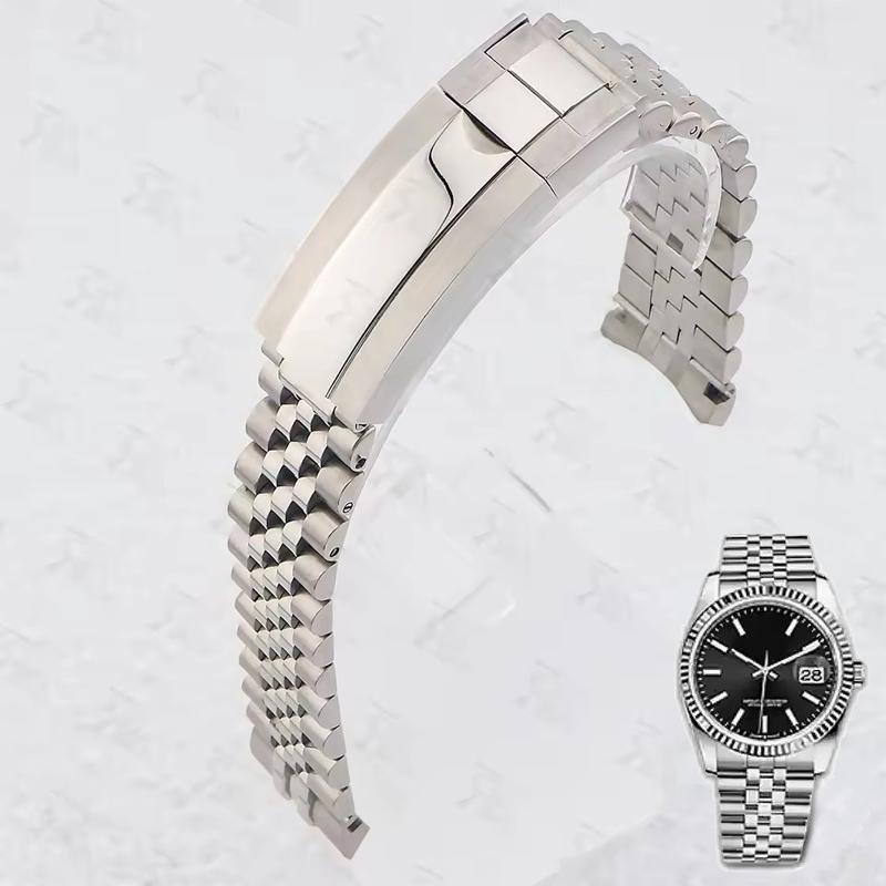 904L Jubilee Watch Band For Rolex Sub GMT Yacht Daytona Watch Strap Luxury Bracelet Mod Parts Replacement Accessories 20mm 21mm