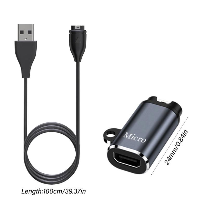 Easy To Carry USB C Smartwatch Charger Adapter For 7 6S 6 5S 5 955 965 45 45S 245, Complete With Dust Covers And Lanyard