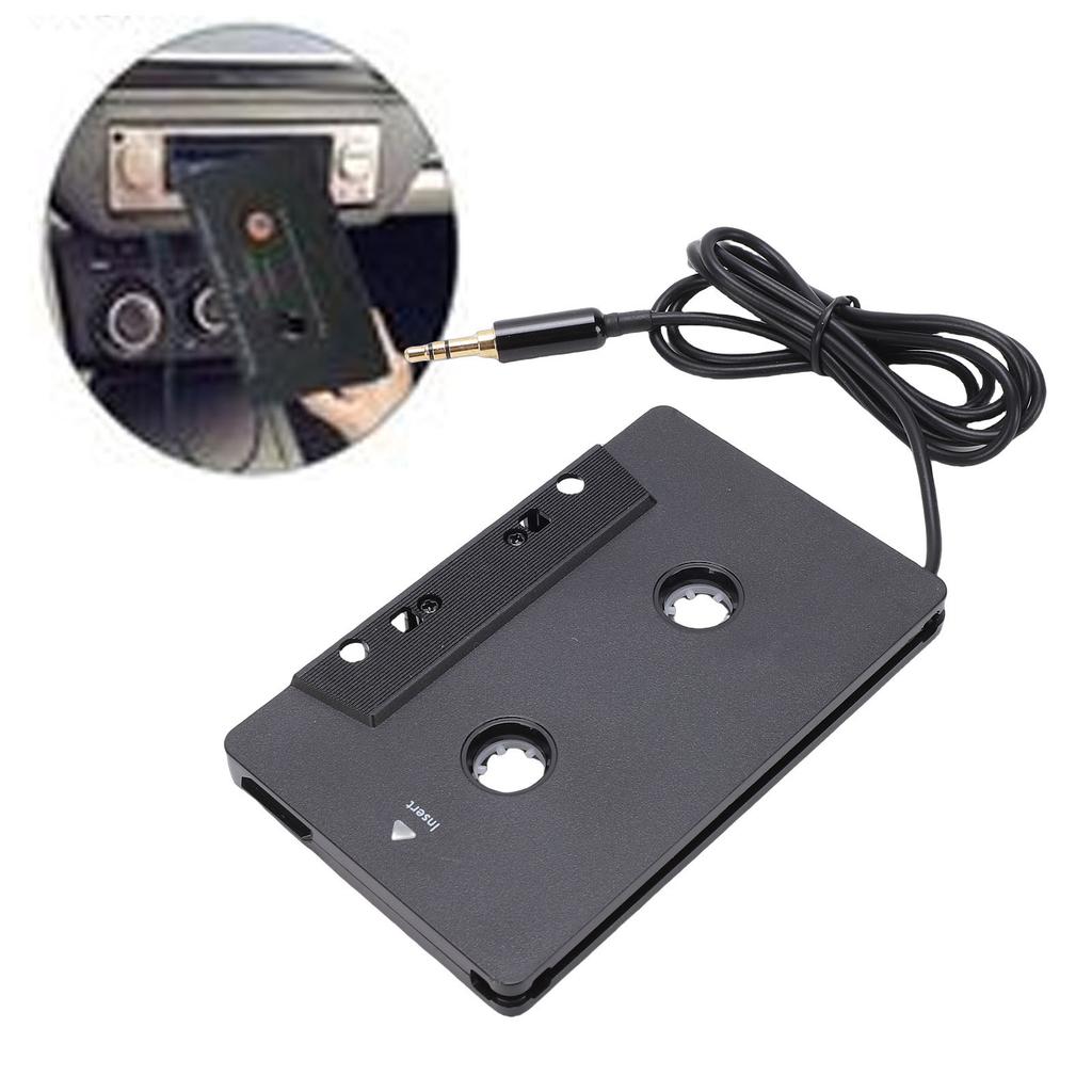 Adattatore Cassetta per Autoradio Stereo Uscita 4 Canali Adattatore Convertitore per Cassetta con Cavo Ausiliario Tipo C da 3,5 mm Adattatore per Nastro