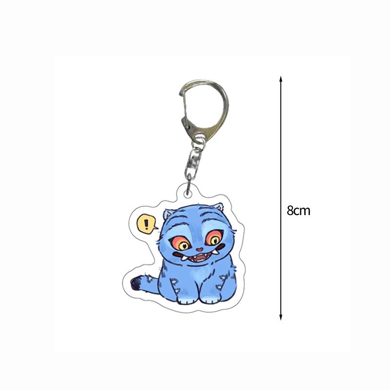 Schlüsselanhänger für Kpop Demon Huntri Anime Film Cartoon Schlüsselanhänger Schmuck Geburtstagsgeschenk Rucksack Anhänger Kpop Schlüsselringe Fan Geschenke