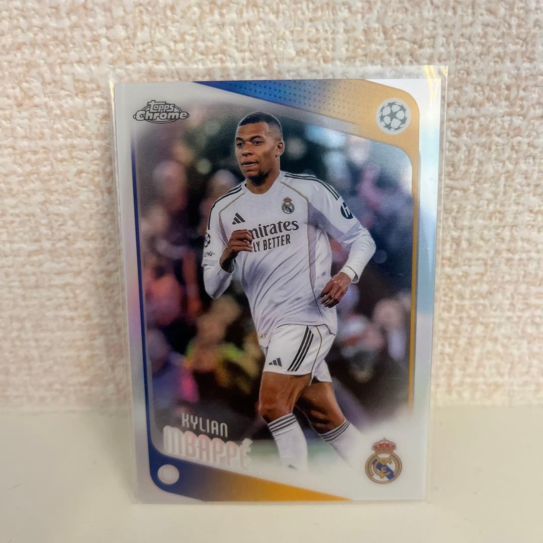 Used Topps Chrome Kylian Mbapp Refractor