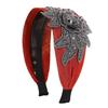 Korean Rhinestone Wide Headband - Breathable, Versatile Hair Accessory