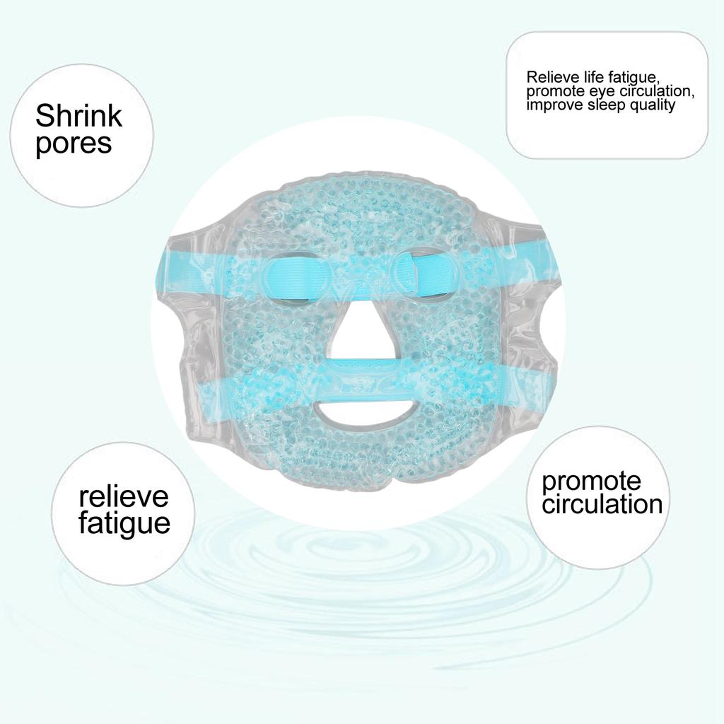 Hot Cold Facial Eye Pack Hlthy Reusable Relieve Fatigue Gel Bds Cooling Face Mask for Face Hd Neck Shoulders