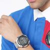 Casio Seria YOUTH-Afișaj Digital cu Disc STANDARD Zece Ani Alimentare Sporturi de Agrement Afișaj Digital Impermeabil Mișcare Quartz Oțel Inoxidabil AE-3000WD-1A
