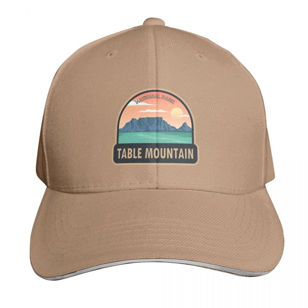 Table Mountain National Park South Africa Baseball Cap Summer Beach Travel Streetwear Hip Hop Trendy Vintage Retro Embroidered